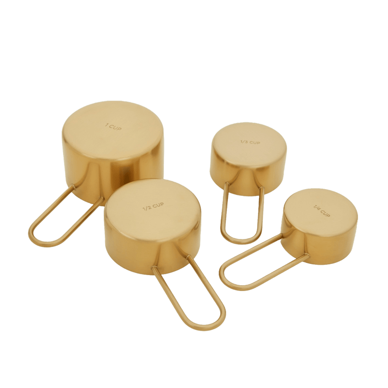 Simple Measuring Cups - Hawkins New York - Kitchen Tools - Silver - HORNE