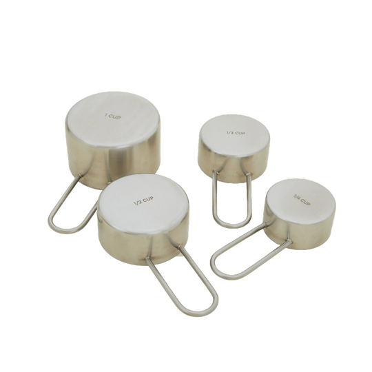 Simple Measuring Cups - Hawkins New York - Kitchen Tools - Silver - HORNE