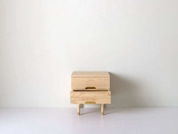 Simple Side Table - Ash - Kalon Studios Bedside Tables - HORNE