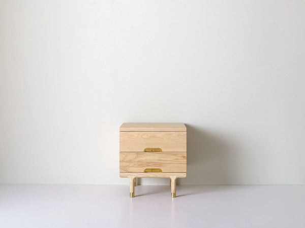 Simple Side Table - Ash - Kalon Studios Bedside Tables - HORNE