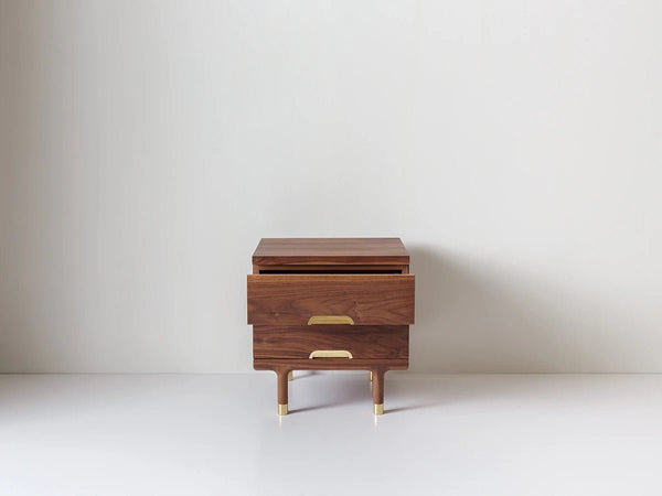 Simple Side Table - Walnut - Kalon Studios Bedside Tables - HORNE