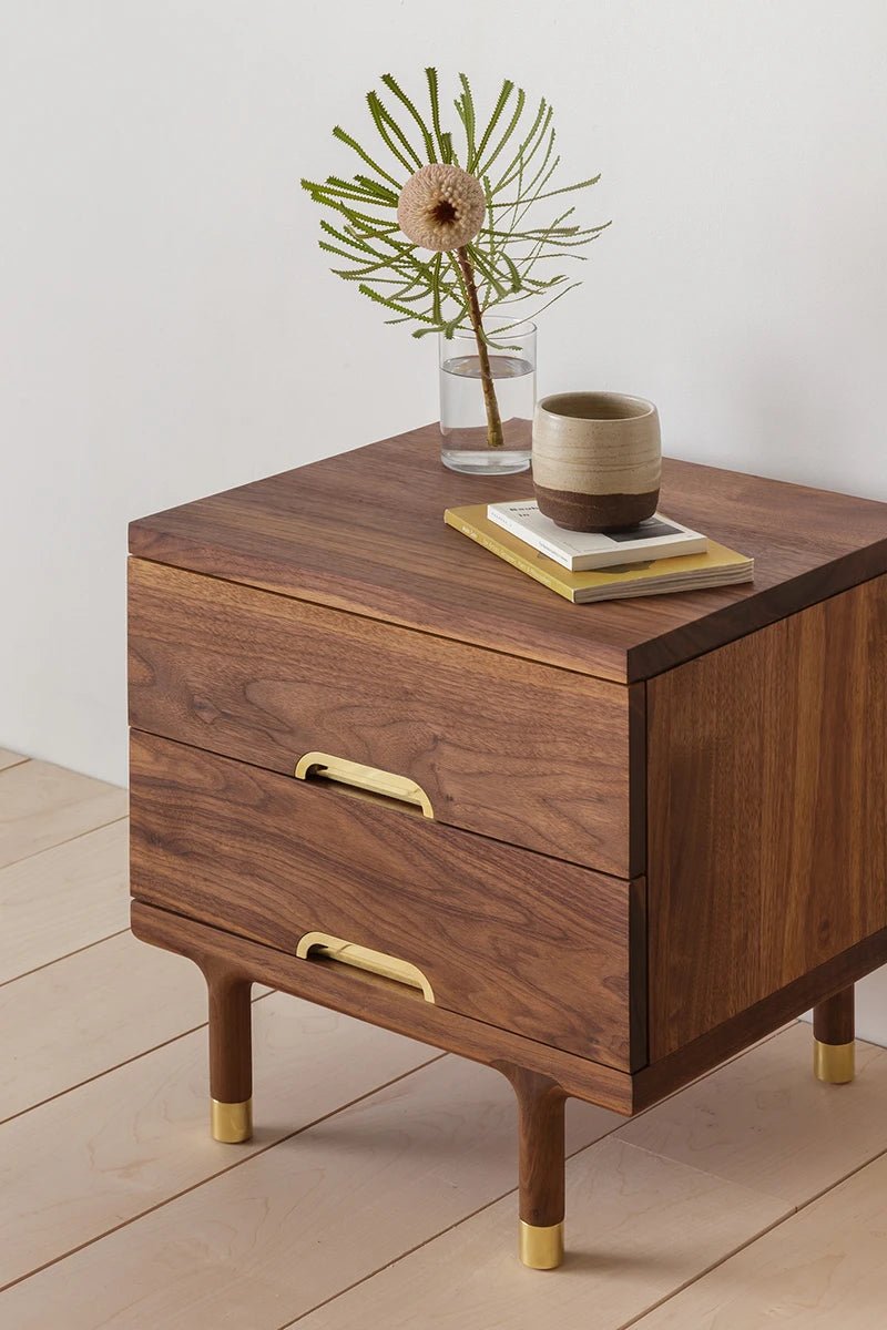 Simple Side Table - Walnut - Kalon Studios Bedside Tables - HORNE