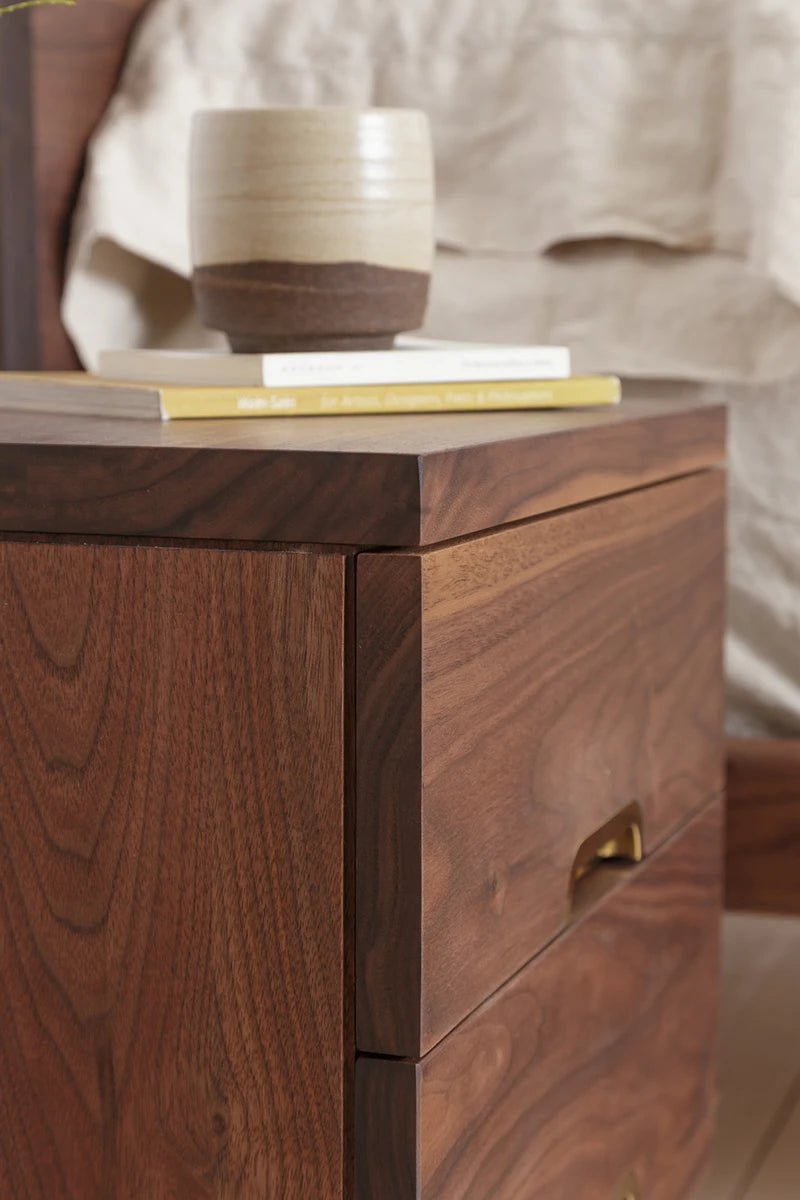Simple Side Table - Walnut - Kalon Studios Bedside Tables - HORNE