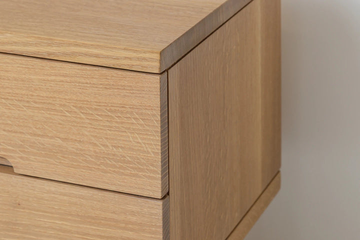 Simple Side Table - White Oak - Kalon Studios Bedside Tables - HORNE
