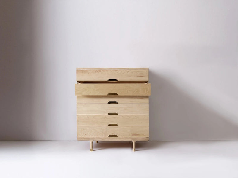 Simple Tallboy Dresser - Kalon Studios Dressers - Ash - HORNE