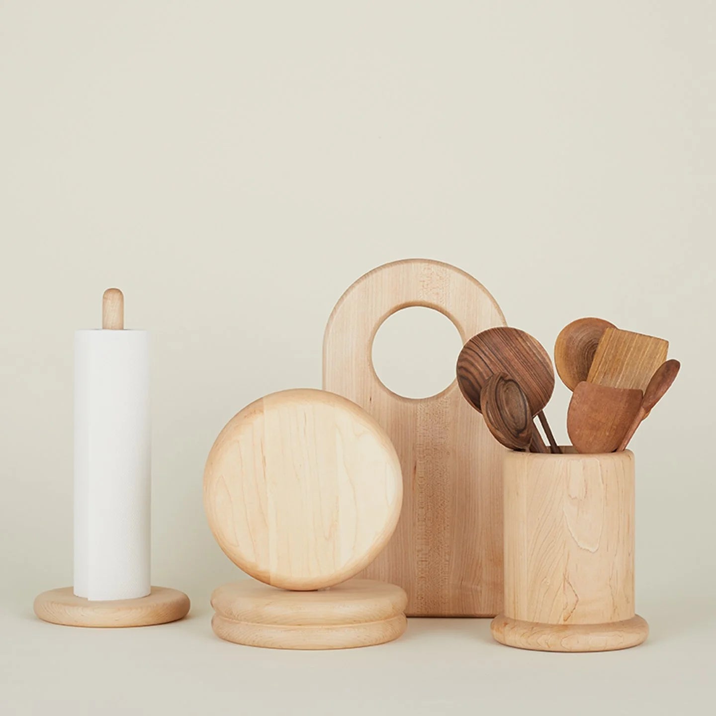 SIMPLE WOOD KITCHEN ACCESSORIES - PAPER TOWEL HOLDER - Paper Towel Holder by Hawkins New York