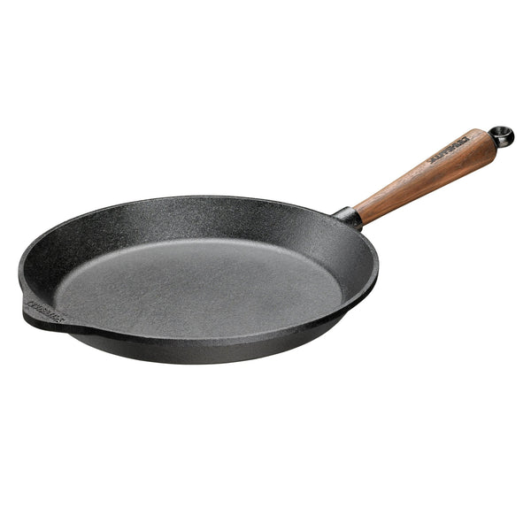 Skillet with Walnut Handle - 11" - SKEPPSHULT - Cookware - HORNE