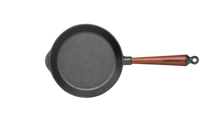 Skillet with Walnut Handle - 8.5" - SKEPPSHULT - Cookware - HORNE