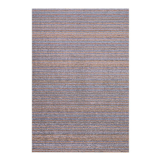 Skinny Stripe Shag Rug in Periwinkle