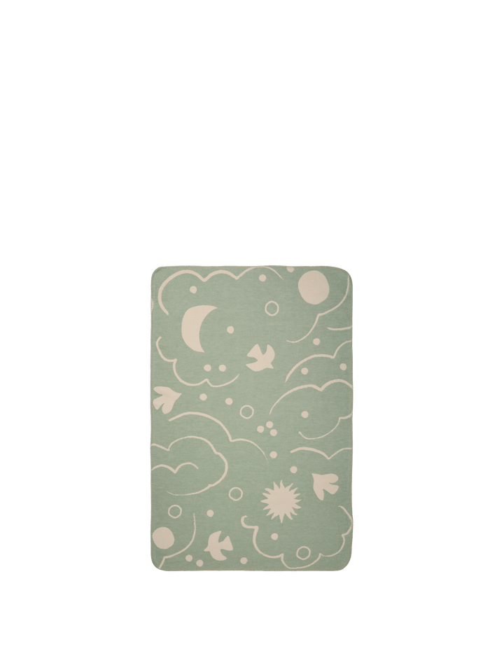 Skye Blanket - Tea Green/Parchment - Ferm Living