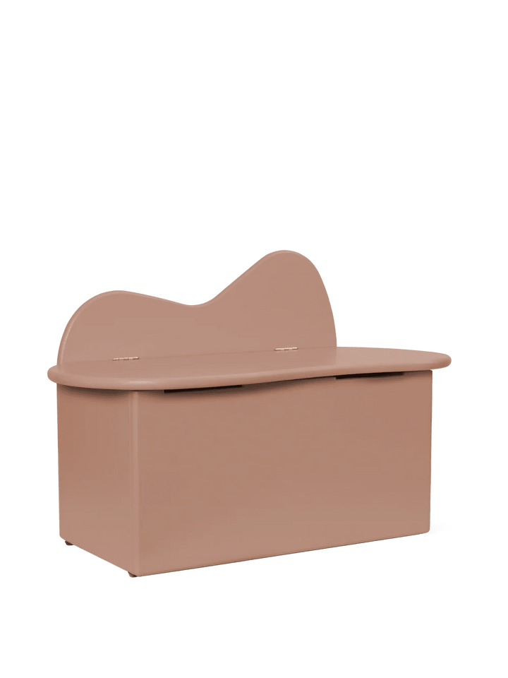 Slope Storage Bench - Ferm Living Shelving - Rose - HORNE