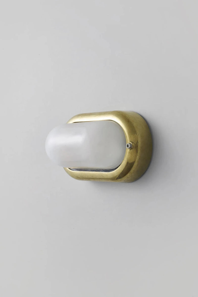 Small Exterior Oval Bulkhead - 8124 - Davey Lighting Outdoor Lights - Aluminium - HORNE