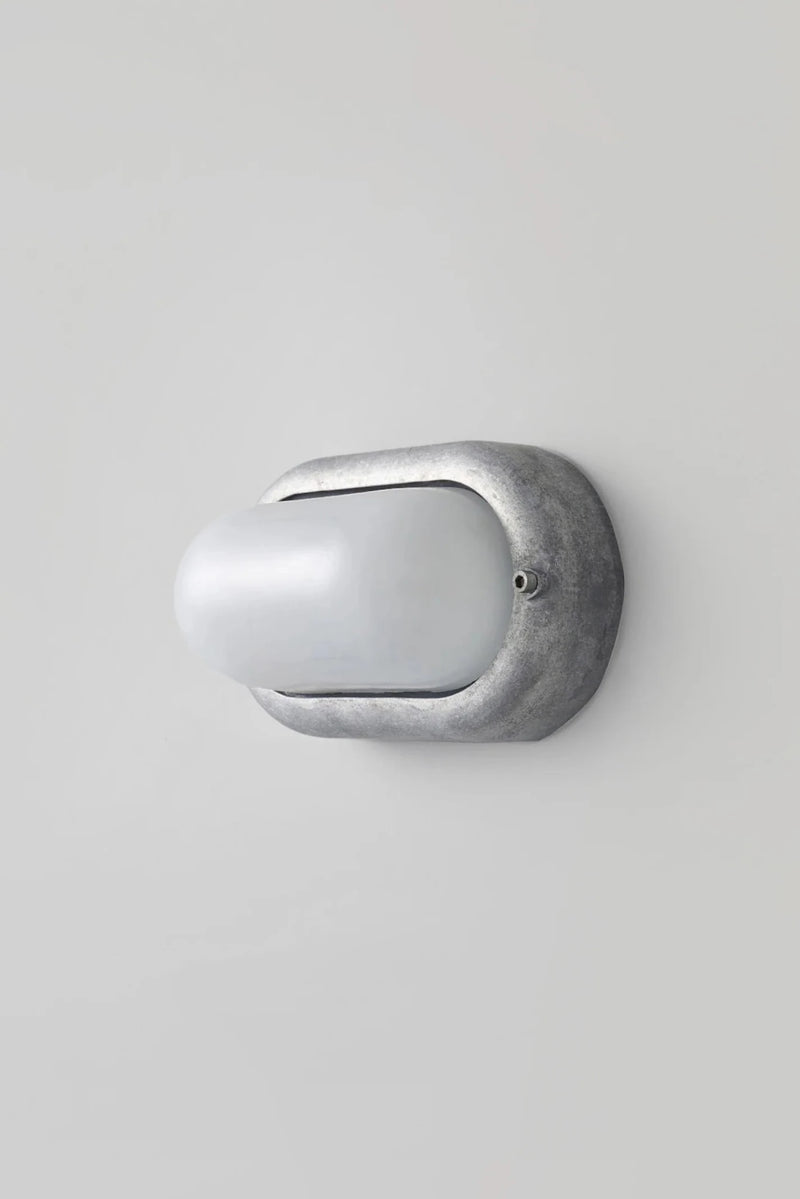 Small Exterior Oval Bulkhead - 8124 - Davey Lighting Outdoor Lights - Aluminium - HORNE