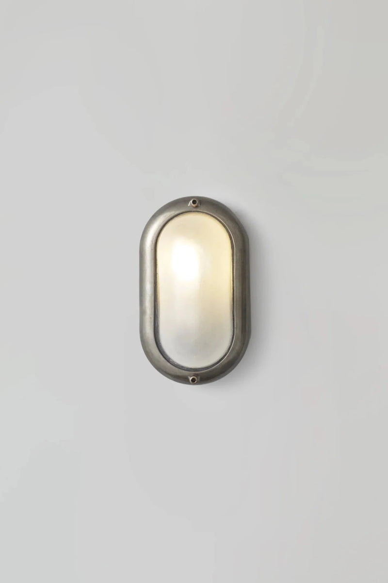 Small Exterior Oval Bulkhead - 8124 - Davey Lighting Outdoor Lights - Aluminium - HORNE