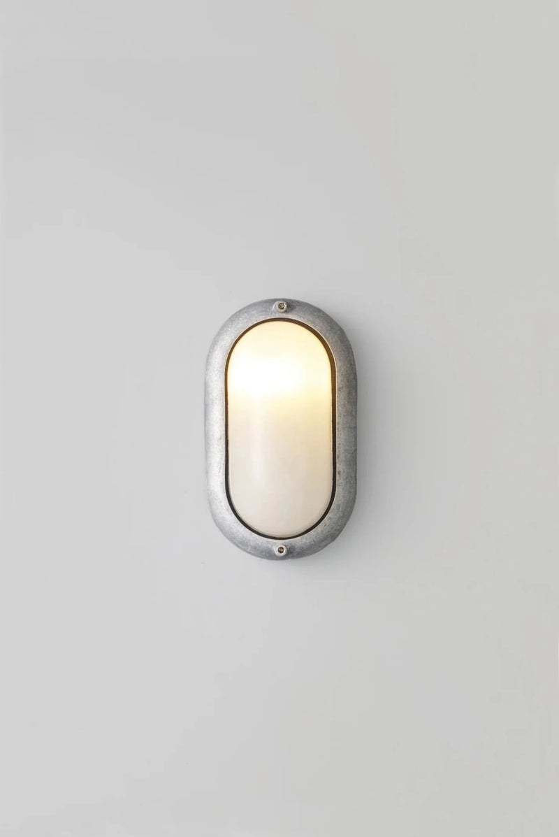 Small Exterior Oval Bulkhead - 8124 - Davey Lighting Outdoor Lights - Aluminium - HORNE
