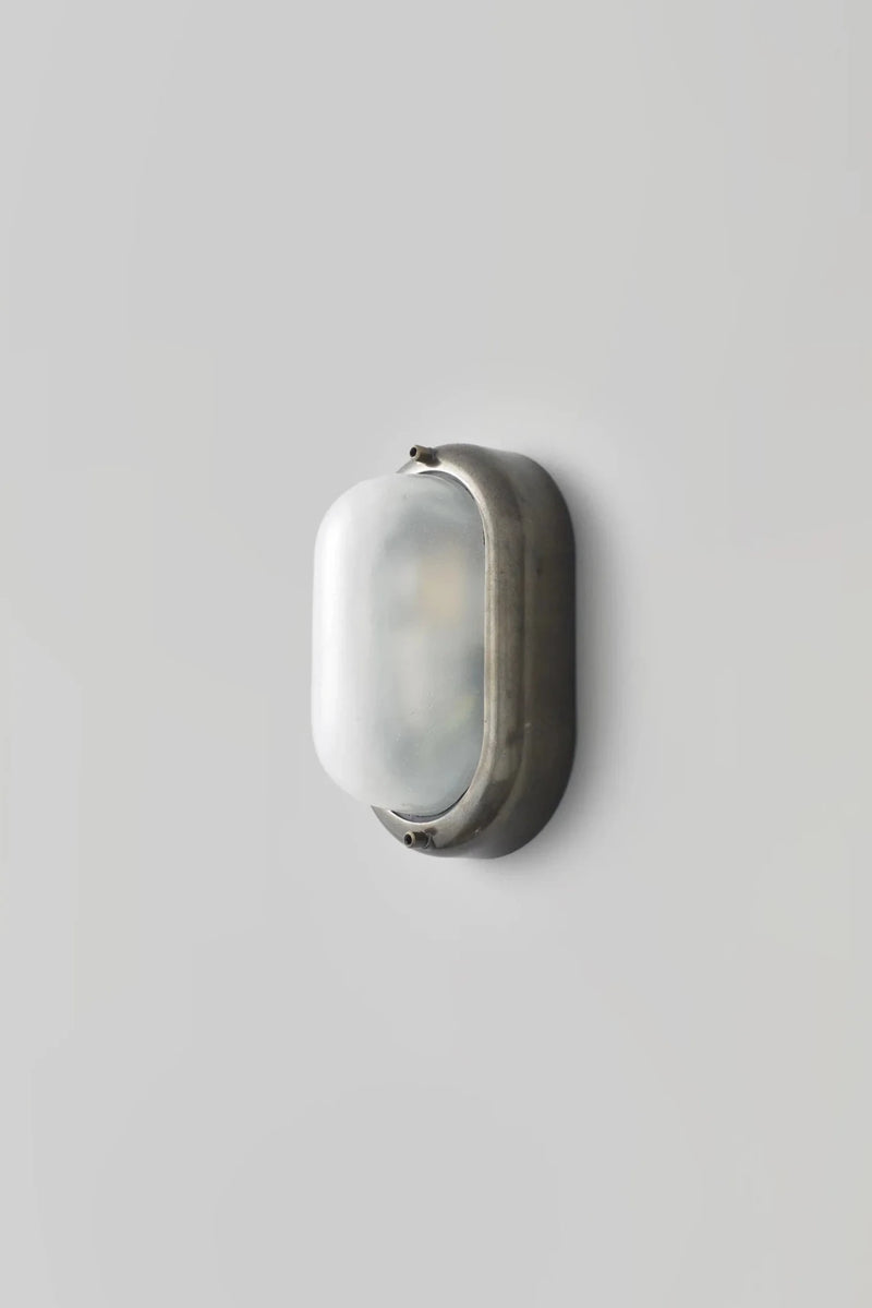 Small Exterior Oval Bulkhead - 8124 - Davey Lighting Outdoor Lights - Aluminium - HORNE