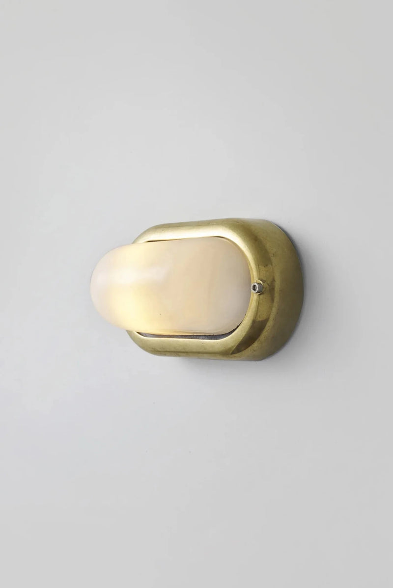 Small Exterior Oval Bulkhead - 8124 - Davey Lighting Outdoor Lights - Aluminium - HORNE