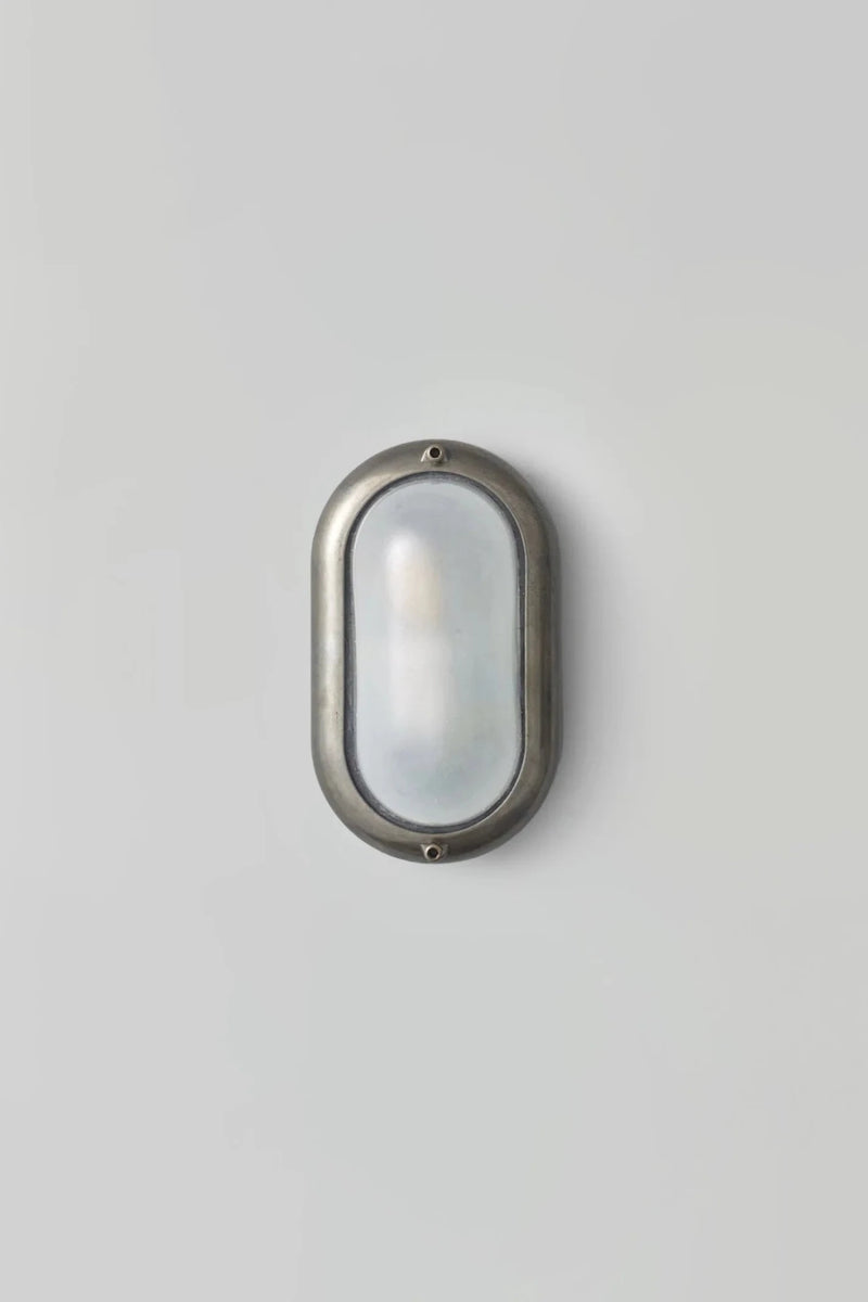 Small Exterior Oval Bulkhead - 8124 - Davey Lighting Outdoor Lights - Aluminium - HORNE