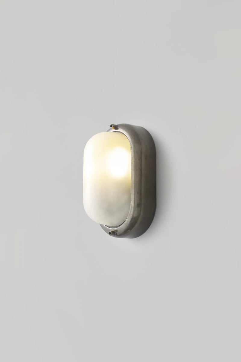 Small Exterior Oval Bulkhead - 8124 - Davey Lighting Outdoor Lights - Aluminium - HORNE