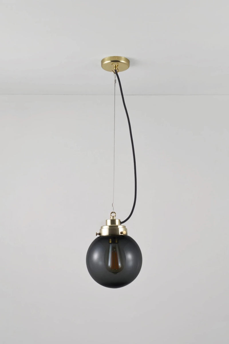 Small Globe Pendant - Original BTC Pendants - Chrome - Opal - HORNE