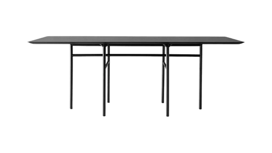 Snaregade Dining Table - Rectangular - Audo Copenhagen Tables - Black | Black Oak - HORNE