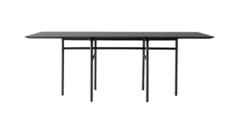 Snaregade Dining Table - Rectangular - Audo Copenhagen Tables - Black | Dark Stained Oak - HORNE