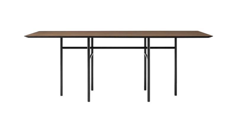 Snaregade Dining Table - Rectangular - Audo Copenhagen Tables - Black | Dark Stained Oak - HORNE