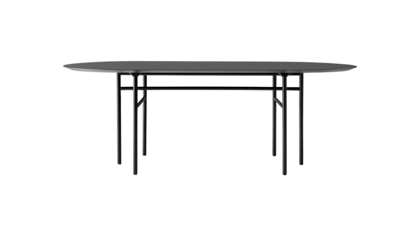 Snaregade Oval Table - Audo Copenhagen Tables - Black | Black Oak - HORNE