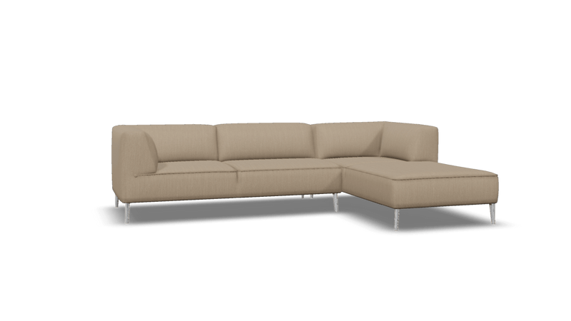 Sofa So Good Chaise Longue Right - Moooi Sofas - CAT I - Abbracci Taupe - HORNE