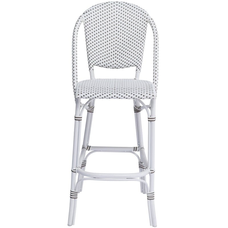 Sofie Outdoor Bar Stool - Sika Design - Stools + Benches + Ottomans - Natural Rattan Frame - HORNE