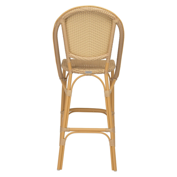 Sofie Outdoor Bar Stool - Sika Design - Stools + Benches + Ottomans - Natural Rattan Frame - HORNE