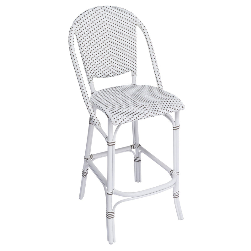 Sofie Outdoor Bar Stool - Sika Design - Stools + Benches + Ottomans - Natural Rattan Frame - HORNE