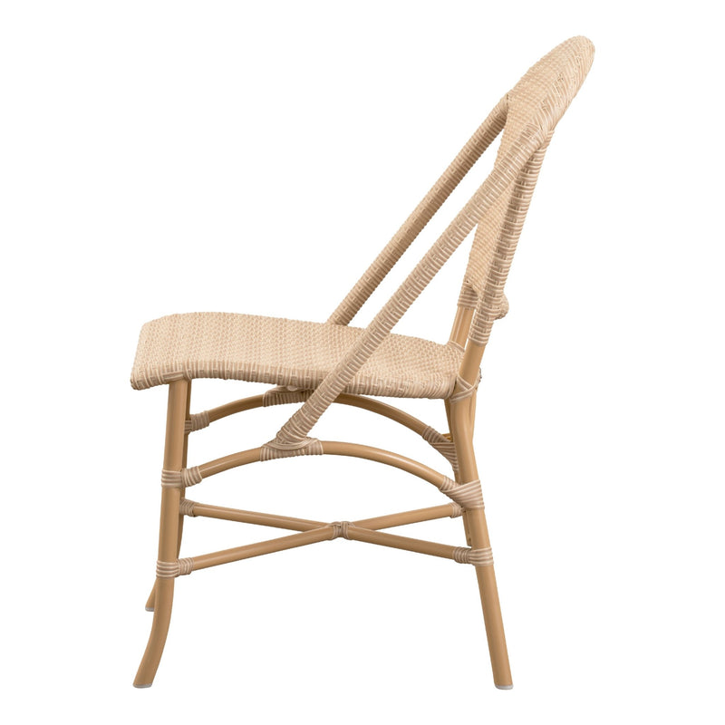 Sofie Outdoor Dining Side Chair - Sika Design - Outdoor Furniture - Navy / White Dots - HORNE