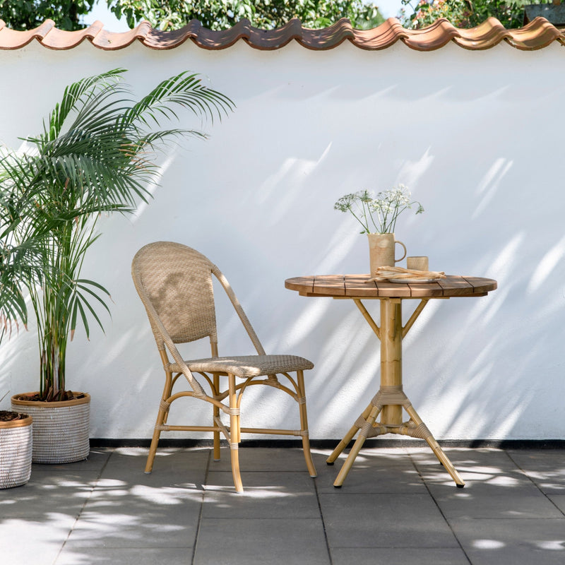 Sofie Outdoor Dining Side Chair - Sika Design - Outdoor Furniture - Navy / White Dots - HORNE