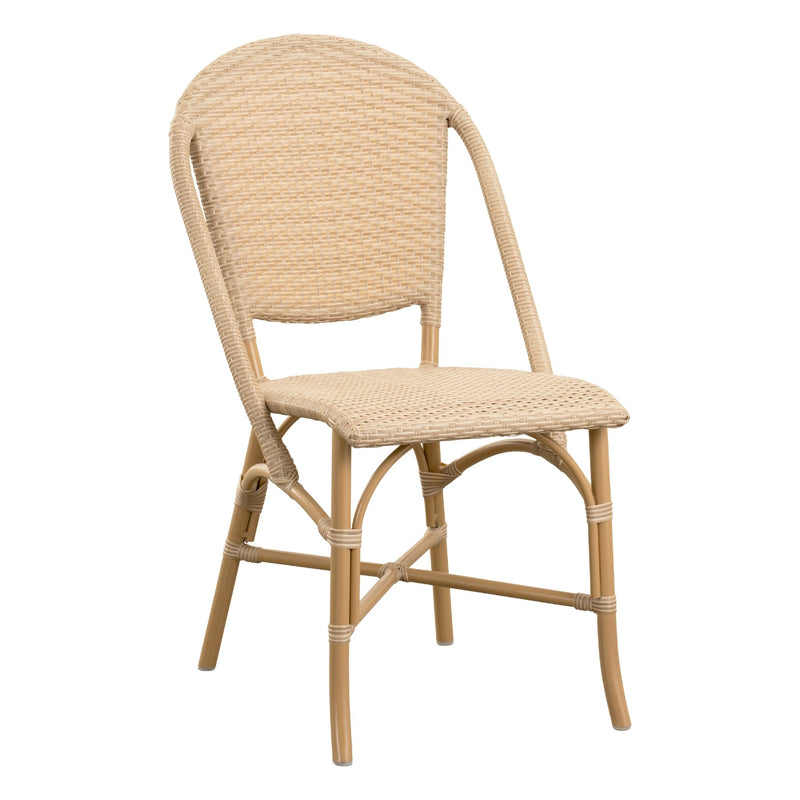 Sofie Outdoor Dining Side Chair - Sika Design - Outdoor Furniture - Navy / White Dots - HORNE