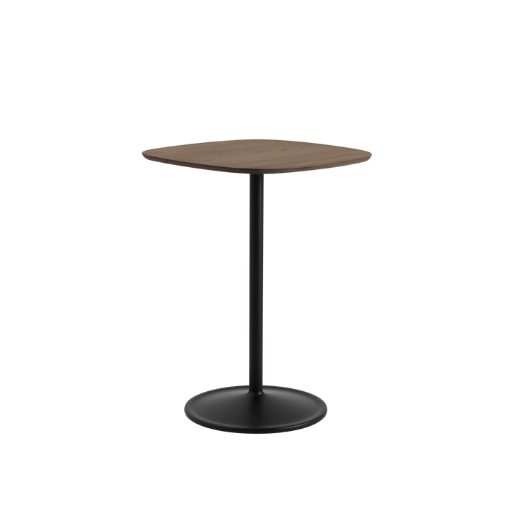 Soft Café Table - Square - Muuto Table + Task - Dark Oiled Oak/Black - Medium - HORNE