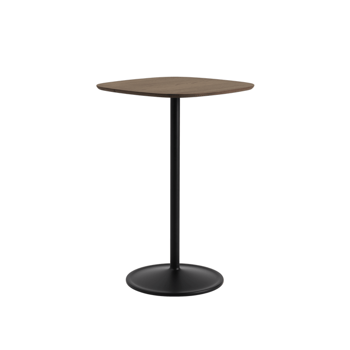 Soft Café Table - Square - Muuto Table + Task - Dark Oiled Oak/Black - Tall - HORNE