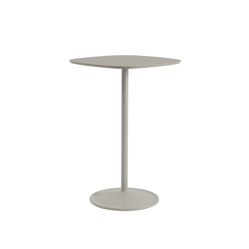 Soft Café Table - Square - Muuto Table + Task - Black Nanolaminate/Black - Low - HORNE