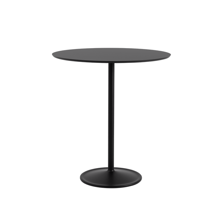 Soft Table - Muuto Table + Task - Black Nanolaminate/Black - Tall - HORNE