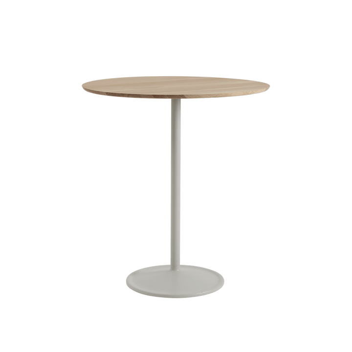 Soft Table - Muuto Table + Task - Solid Oak/Grey - Tall - HORNE