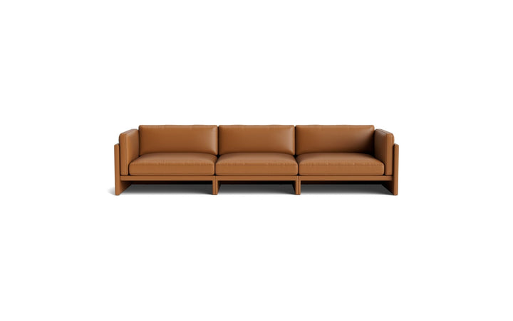Softy Modular Sofa 4-Seater - Normann Copenhagen Modular Sofas - Ultra Leather - 41574 Brandy - HORNE
