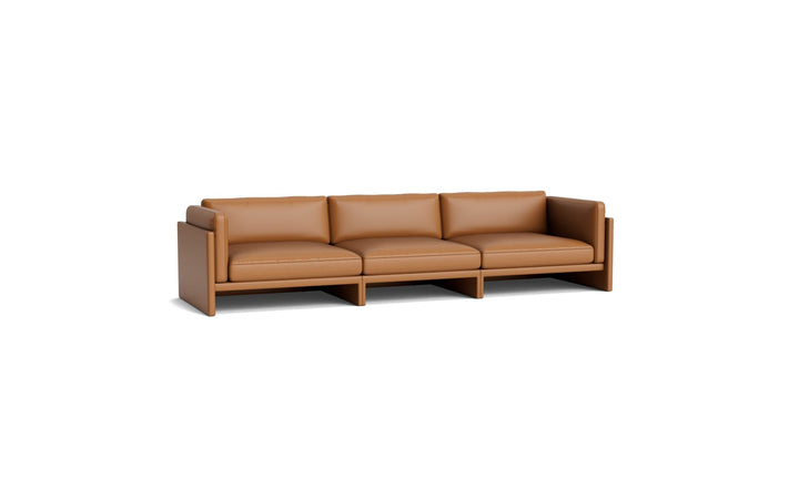 Softy Modular Sofa 4-Seater - Normann Copenhagen Modular Sofas - Ultra Leather - 41574 Brandy - HORNE