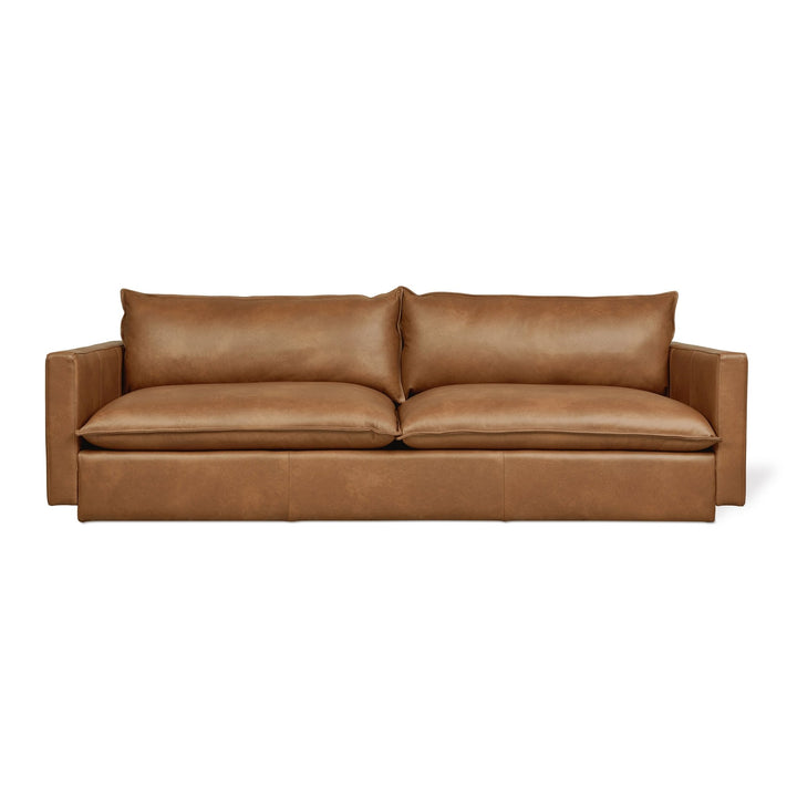 Sola Sofa - Gus* Modern - Sofas - Raleigh Chestnut Leather - HORNE