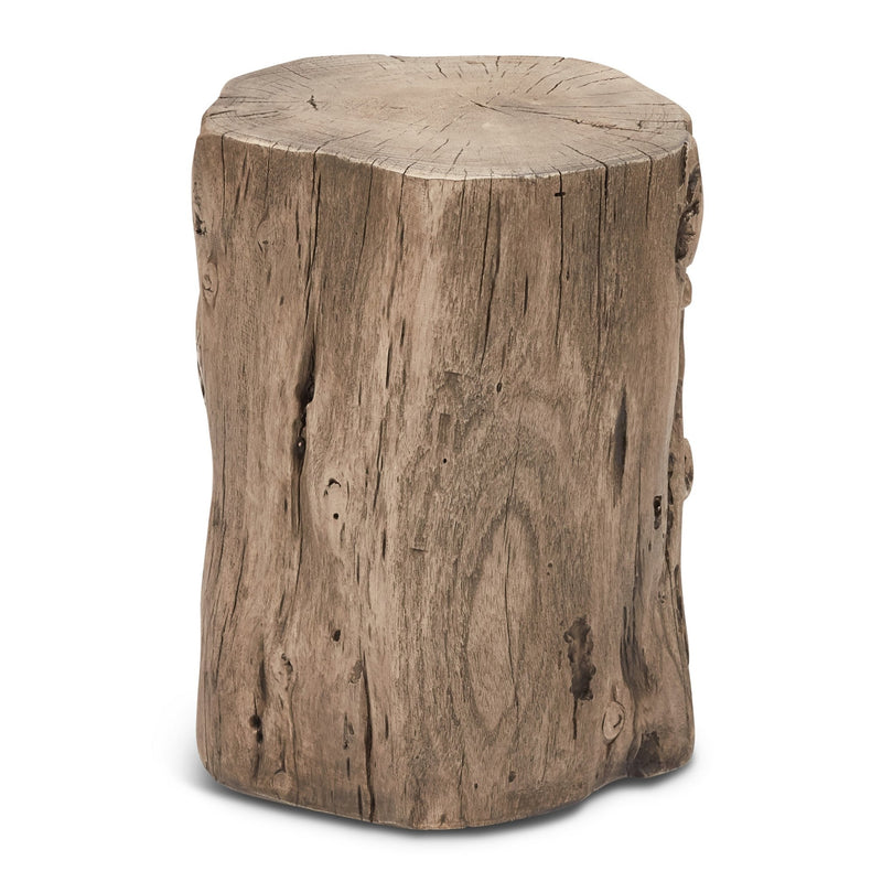 Solid Wood Stump - Urbia Stools + Benches + Ottomans - Ebonized - HORNE