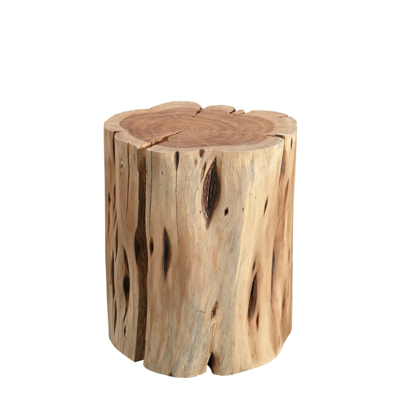 Solid Wood Stump - Urbia Stools + Benches + Ottomans - Ebonized - HORNE