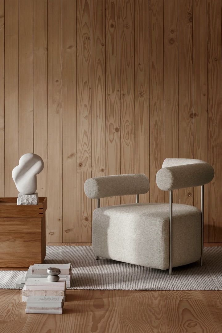 Solitude Lounge Chair - Kristina Dam Chairs - Beige - HORNE