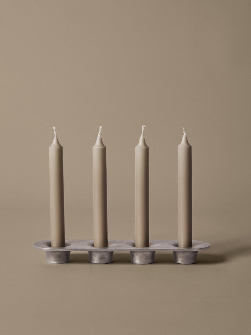 Soothe 4 Candle Holder - Ferm Living Candle Holders - Aluminium - HORNE