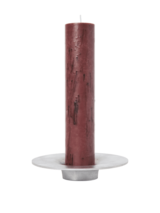 Soothe Block Candle Holder - Ferm Living Candle Holders - Aluminium - HORNE