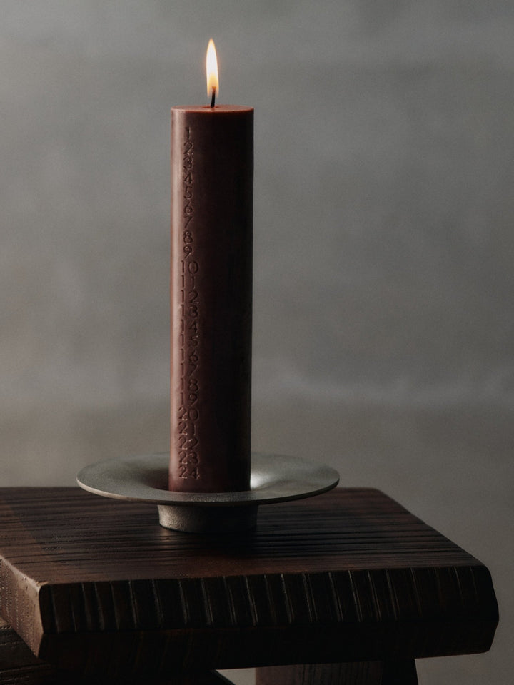 Soothe Block Candle Holder - Ferm Living Candle Holders - Aluminium - HORNE