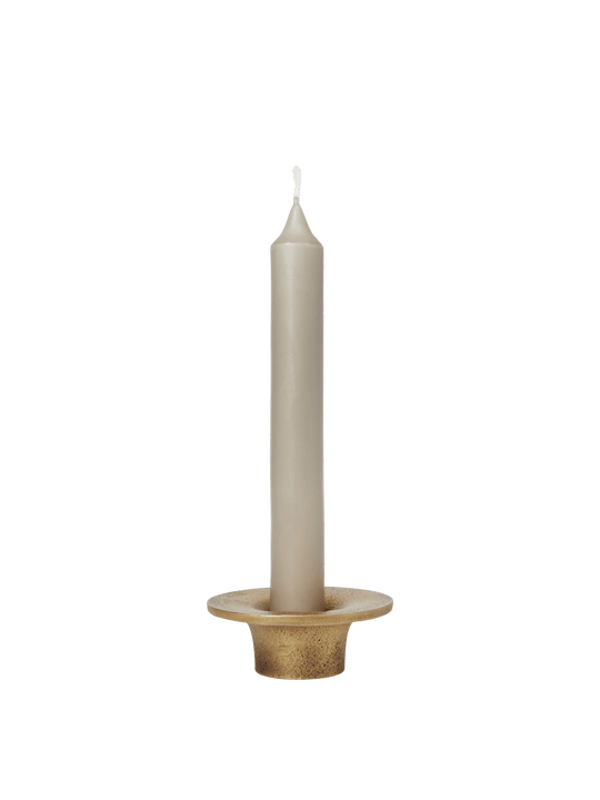 Soothe Candle Holder - Ferm Living Candle Holders - Brass Finish - HORNE